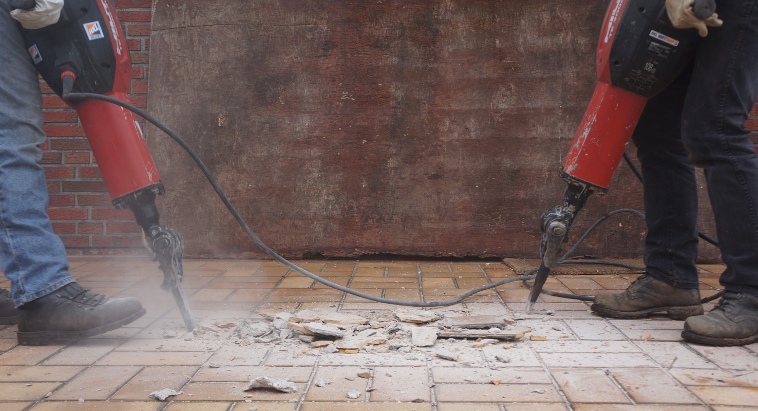 Een combinatie van risico's: stof en trillingen